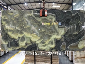 Valley Onyx Slabs Background Backlit Wall