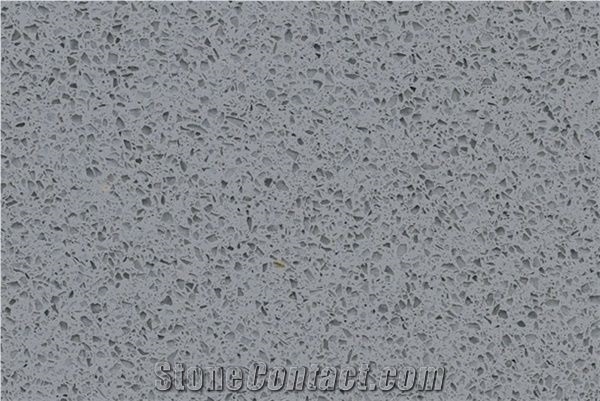 Polished Grey Artificial Quartz Slabs And Tiles