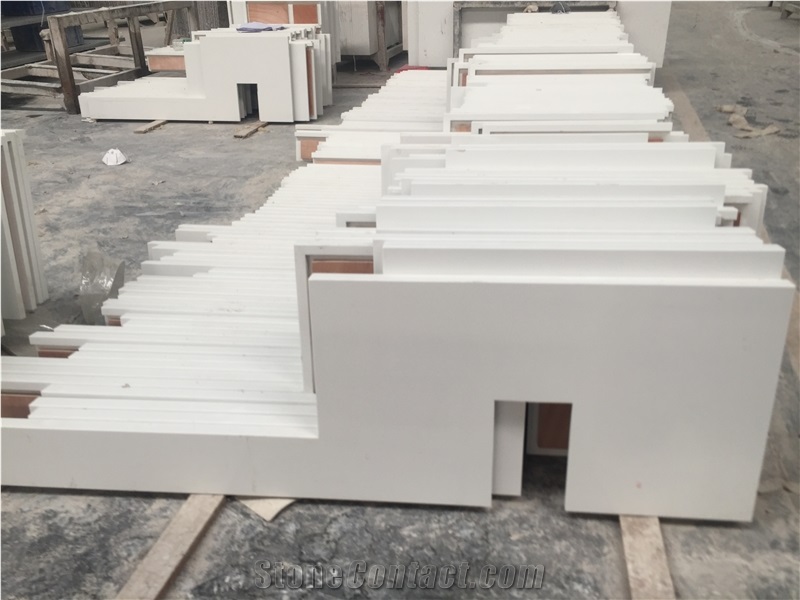 Pure White Quartz Artificial Stone