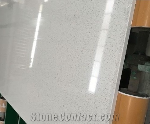 Sparkle White Quartz Slabs & Tiles