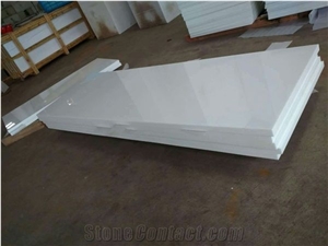 White Nano Glass Crystallized Stone Slabs