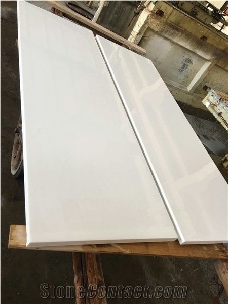 White Nano Glass Crystallized Stone Slabs