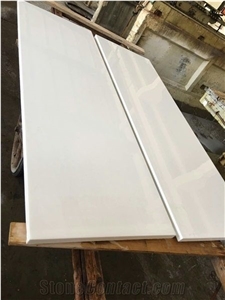 White Nano Glass Crystallized Stone Slabs