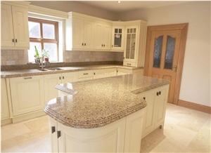 Brazil Gold Granite Yellow Granite Kitchen Top Island Top