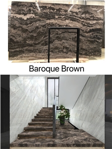 Baroque Brown Marble Slabs