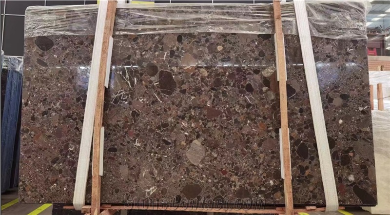 Natural Conglomerate Granite Stone Slab