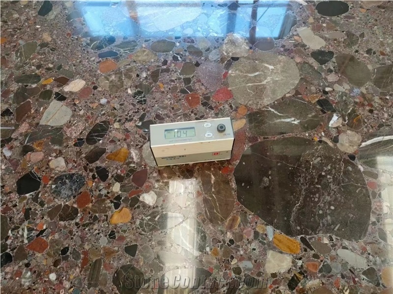 Natural Conglomerate Granite Stone Slab