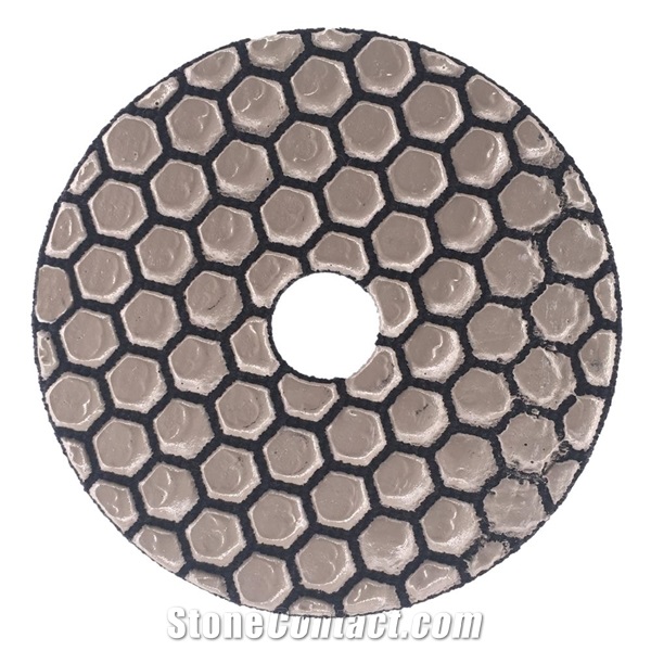 DIAMOND POLISHING PAD-BUEE-WHITE