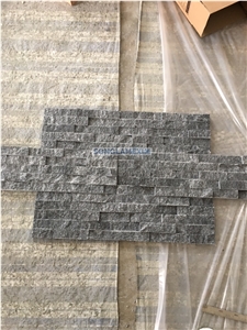 Crystal Black Marble Stacked Stones