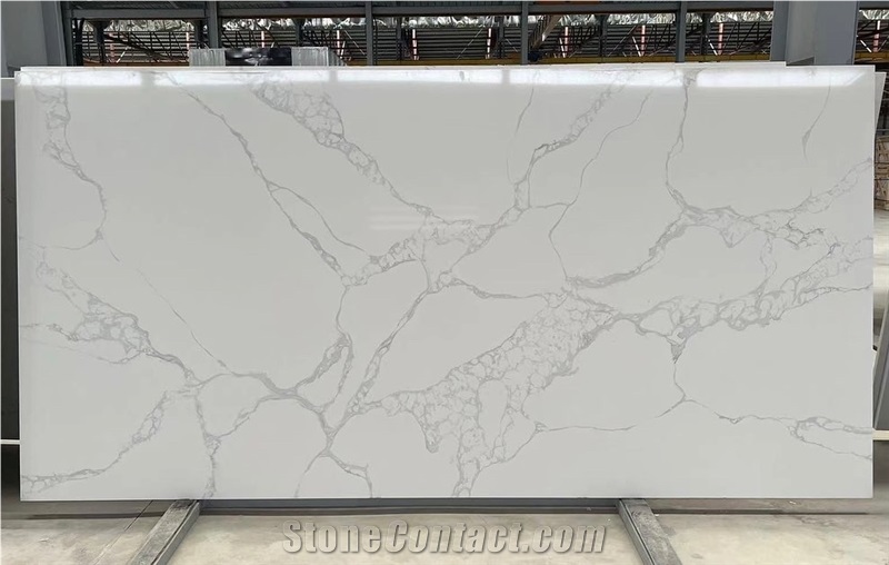 Calacatta Maya White Quartz Slabs