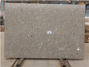 Fatiya Artificial Marble Aggregate Grey Floor Tile Slabs