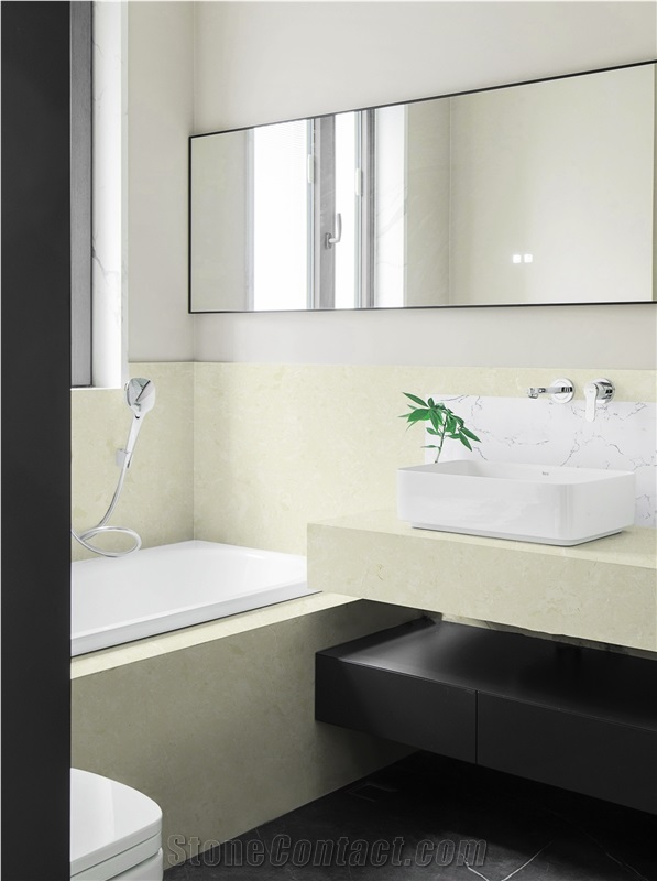Fatiya Artificial Marble New Design Super Aran White Slab
