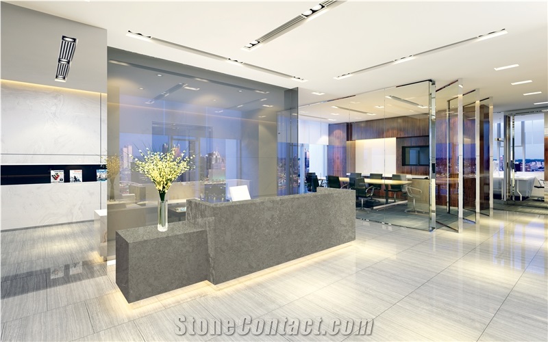 Fatiya Artificial Marble Pisa Grey Wall Decoration Slab