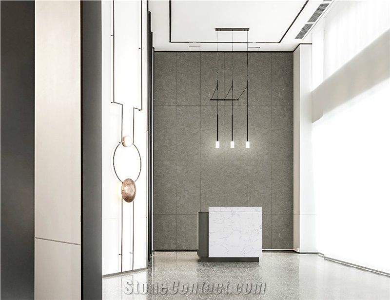 Fatiya Artificial Marble Pisa Grey Wall Decoration Slab