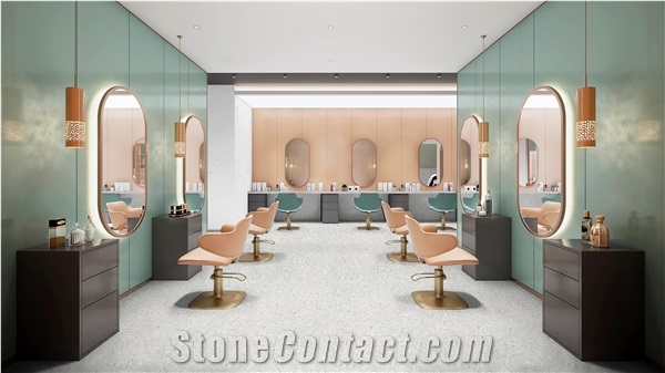 Fatiya Artificial Terrazzo White Slab Wall Tile Floor Tile