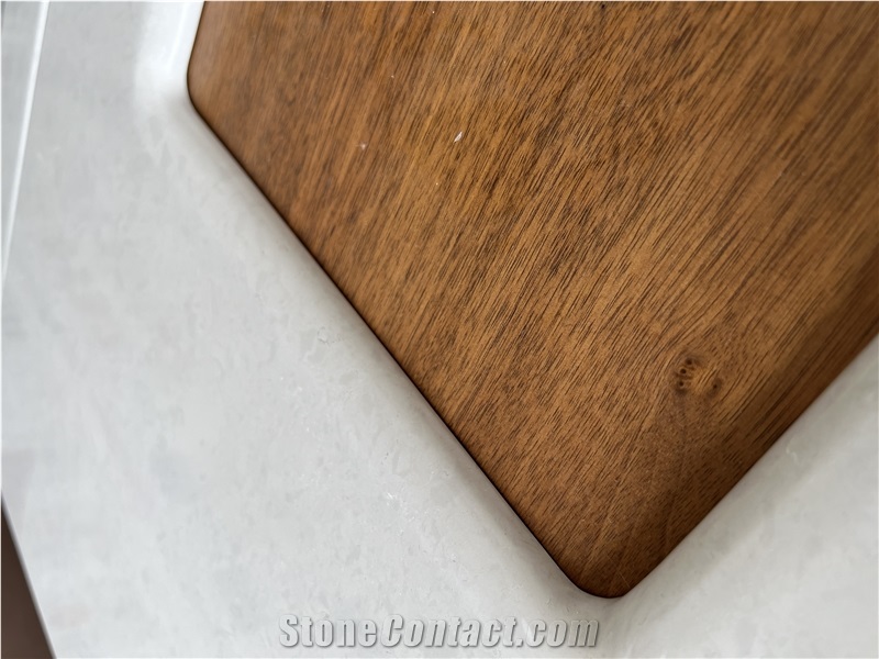 High Quality White And Gray Bathroom Vanity Top