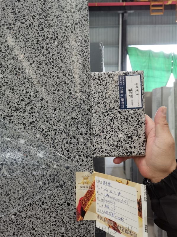 Inorganic Outdoor Floor Custom Size Terrazzo Flooring