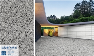 Inorganic Outdoor Floor Custom Size Terrazzo Flooring