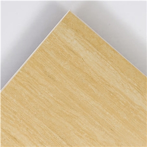Beige Wood Vein Porcelian Tiles Living Room Flooring