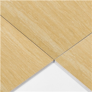 Beige Wood Vein Porcelian Tiles Living Room Flooring
