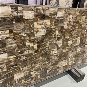 Brown Wood Vein Agate For Hotel And Villa Project