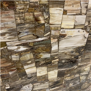 Brown Wood Vein Agate For Hotel And Villa Project