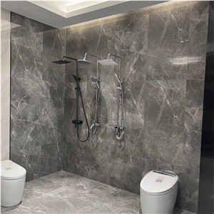 Foshan Bathroom Shower Floor Wall Sunny Gray Ceramic Tiles