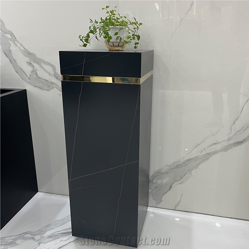 Modern Sintered Stone Foundation Base Display Stand For Home