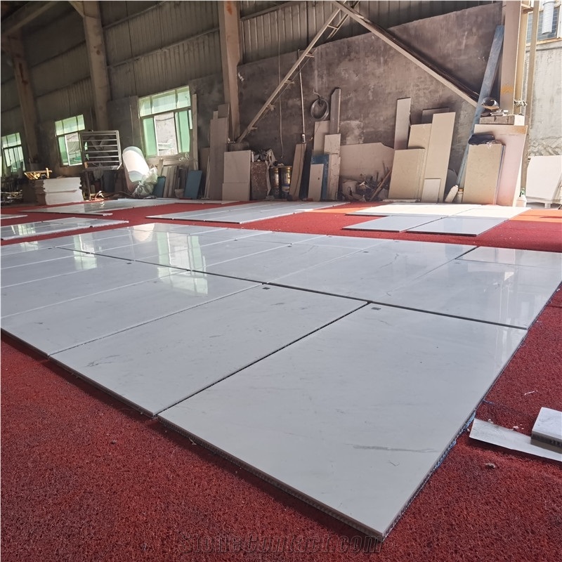White Marble Light Weight Composite Aluminum Honeycomb Tile