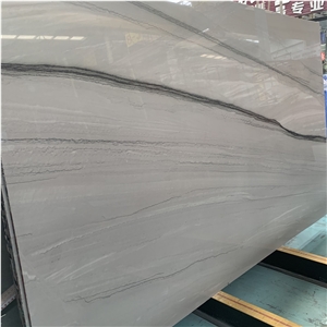 Brazil Book Match Grey Quartzite Slab Wholesale Price