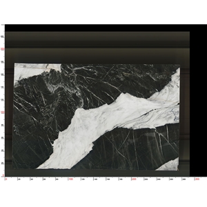 Calacatta Black Marble With White Veins Slab For Hotel