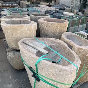 Chinese Granite Stone Laundry Tray Basin Sink With Washboard