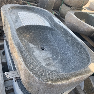 Chinese Granite Stone Laundry Tray Basin Sink With Washboard