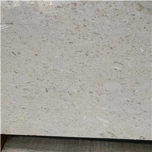Crema Pearl Beige Limestone Slabs For Exterior Wall Cladding