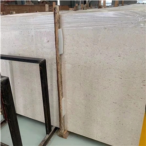 Crema Pearl Beige Limestone Slabs For Exterior Wall Cladding