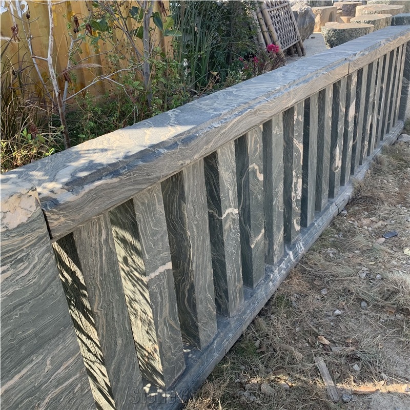 Custom Factory Direct Granite Handrail Outdoor Balustrade