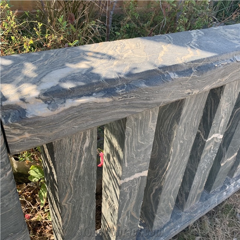 Custom Factory Direct Granite Handrail Outdoor Balustrade