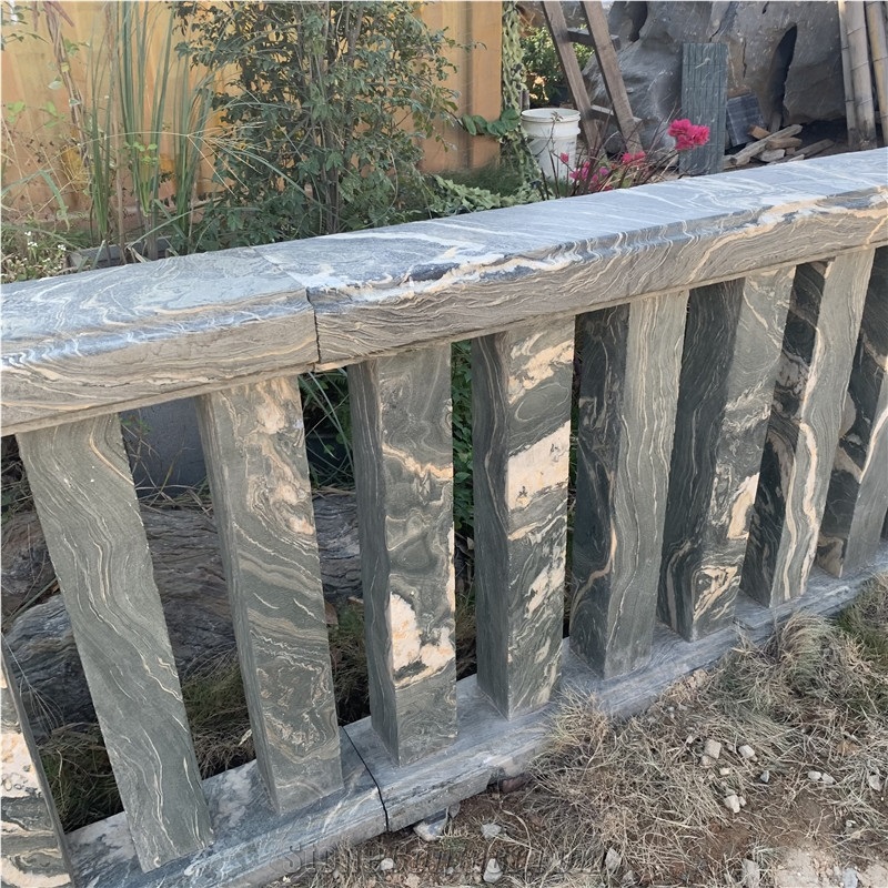 Custom Factory Direct Granite Handrail Outdoor Balustrade