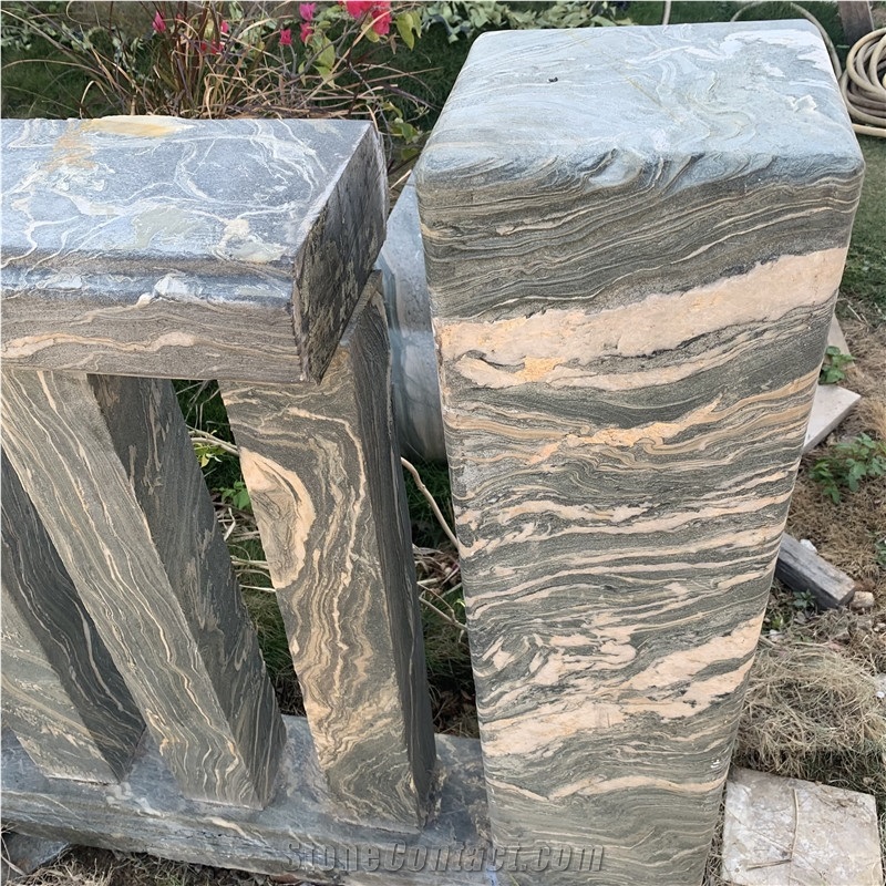 Custom Factory Direct Granite Handrail Outdoor Balustrade