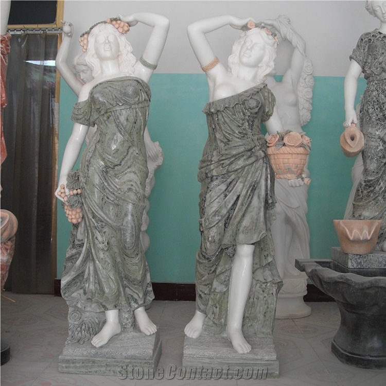 Customized Hand Carved Western Style Angel Figure Carvings
