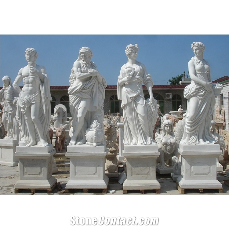 Customized Hand Carved Western Style Angel Figure Carvings
