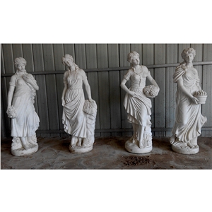 Customized Hand Carved Western Style Angel Figure Carvings