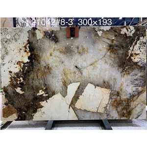 Patagonia Botanic Royal Emerald Teal Exotic Stone Slab