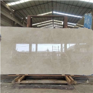 Polished Auman Beige Marble Floor Covering Slab Tile On Sale