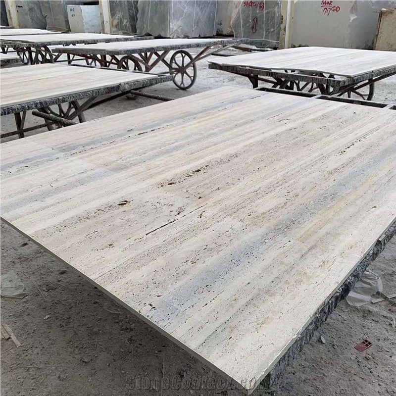 Top Quality Silver Travertine Tile For Outdoor Wall Cladding