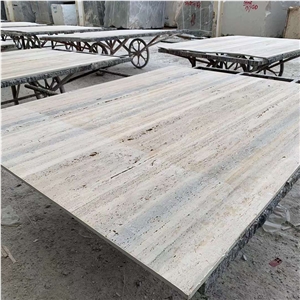 Top Quality Silver Travertine Tile For Outdoor Wall Cladding