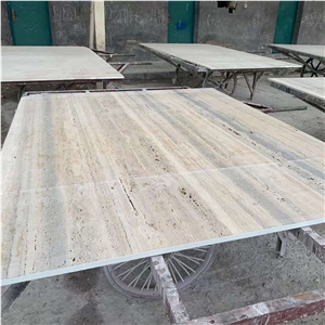 Top Quality Silver Travertine Tile For Outdoor Wall Cladding