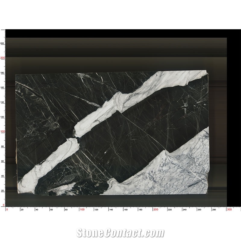 Unique Calacatta Black Marble Slabs For Morden Living Room
