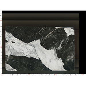 Unique Calacatta Black Marble Slabs For Morden Living Room
