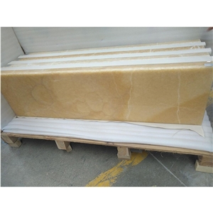 Wholesale Natural Good Price Translucent Orange Yellow Onyx